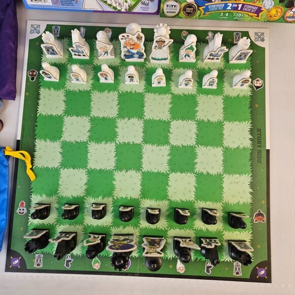 Story Time Chess Educational Game - Two In One Board Big Box - 100% Complete - Picture 6 of 7